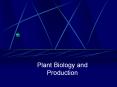 Plant Biology and Production Unit 3 Seed Germination