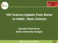 HIV Science Update from Rome to Addis : Basic Science Coumb