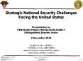 Strategic National Security Challenges Facing the Unite
