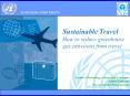 Sustainable United Nations Sustainable Travel How to reduc
