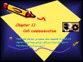 Chapter 11 Cell communication How cells detect, process, an