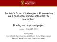 Society's Grand Challenges in Engineering as a context fo