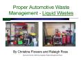 Proper Automotive Waste Management - Liquid Wastes B
