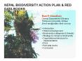 NEPAL BIODIVERSITY ACTION PLAN & RED DATA BOOKS Ram P