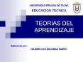 UNIVERSIDAD PRIVADA DE TACNA EDUCACION TECNICA TEORIAS DE