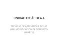 UNIDAD DID CTICA 4 T CNICAS DE APRENDIZAJE DE LAS HAP