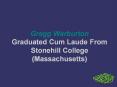Gregg Warburton Graduated Cum Laude From Stonehill College (Massachusetts)
