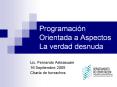 Programaci n Orientada a Aspectos La verdad desnuda Lic