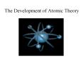 The Development of Atomic Theory Do Theories in Science Sta