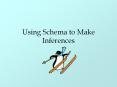 Using Schema to Make Inferences Essential Questions Why i
