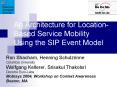 An Architecture for Location-Based Service Mobility Usin