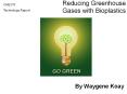CHE379 Technology Report Reducing Greenhouse Gases wit
