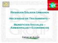 Residuos S lidos Urbanos Necesidad de Tratamiento 