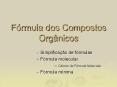 F rmula dos Compostos Org nicos Simplifica  o de f rmulas 