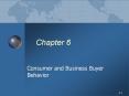 Chapter 6 Consumer and Business Buyer Behavior Road Ma