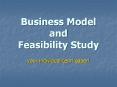 Business Model and Feasibility Study your individual ter