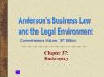 Chapter 37: Bankruptcy Proceedings Jurisdiction ove