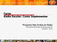 Curso R dio Escolar: Como Implementar Programa Nas Ondas d