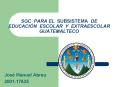 SGC PARA EL SUBSISTEMA DE EDUCACI N ESCOLAR Y EXTRAESCOLA