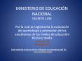 MINISTERIO DE EDUCACI N NACIONAL DECRETO 1290 Por la cual s