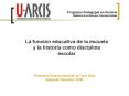 Programa Pedagog a en Historia Did ctica de la Historia 
