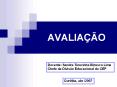 AVALIA  O Docente: Sandra Terezinha Bizusco Lima Chefe d