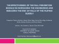 the effectiveness of the fall prevention module i
