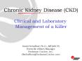 Chronic Kidney Disease (CKD) Clinical and Laborator