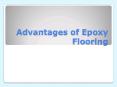 Advantages of Epoxy Flooring