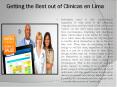 Getting the best out of clinicas en Lima