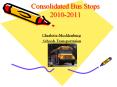 Consolidated Bus Stops 2010-2011 Charlotte-Mecklenbur