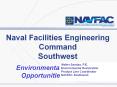 Naval Facilities Engineering Command Southwest Environmenta