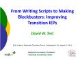 From Writing Scripts to Making Blockbusters: Improvin