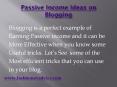 how to make passive income