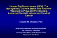 Human Papillomaviruses (HPV): The Background, Current Statu