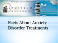 Facts About Anxiety Disorder Treatments