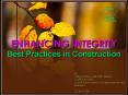ENHANCING INTEGRITY Best Practices in Construction By Y.Bhg