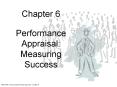 Chapter 6 Performance Appraisal: Measuring Success Chapte