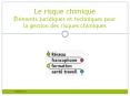 Le risque chimique  l ments juridiques et techniques pour l