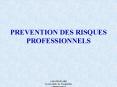 PREVENTION DES RISQUES PROFESSIONNELS LES RISQUES La toxici
