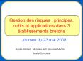 Gestion des risques : principes, outils et applications dan