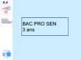Bac Pro Syst mes  lectroniques Num riques BAC PRO SEN 3 an