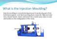 Injection molding is a manufacturing process for producin