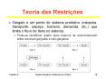 Teoria das Restri  es Gargalo   um ponto do sistem
