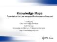 Knowledge Maps Foundation for Learning and Performanc