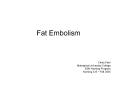 Fat Embolism Cindy Fehr Malaspina University-College BS