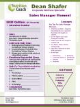Dean Shafer The Corporate Wellness Specialist Sales Manage