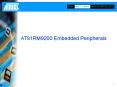 AT91RM9200 Embedded Peripherals External Bus Interfac
