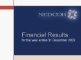 Financial Results for the year ended 31 December 200