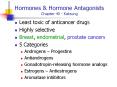 Hormones & Hormone Antagonists Chapter 40 - Katzung Leas